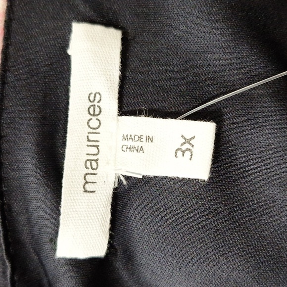 Floral NEW Black Red, Pink Wrap Ruffle Hem Flowy Boho Skater Dress Plus Size 3X - Picture 15 of 16